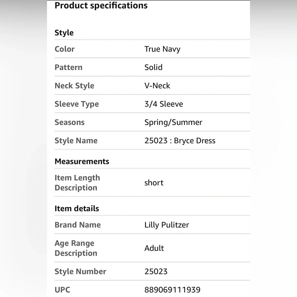 Lilly Pulitzer NWT Navy & Gold Embroidery Stitching with Pink label Size Medium - Picture 15 of 15